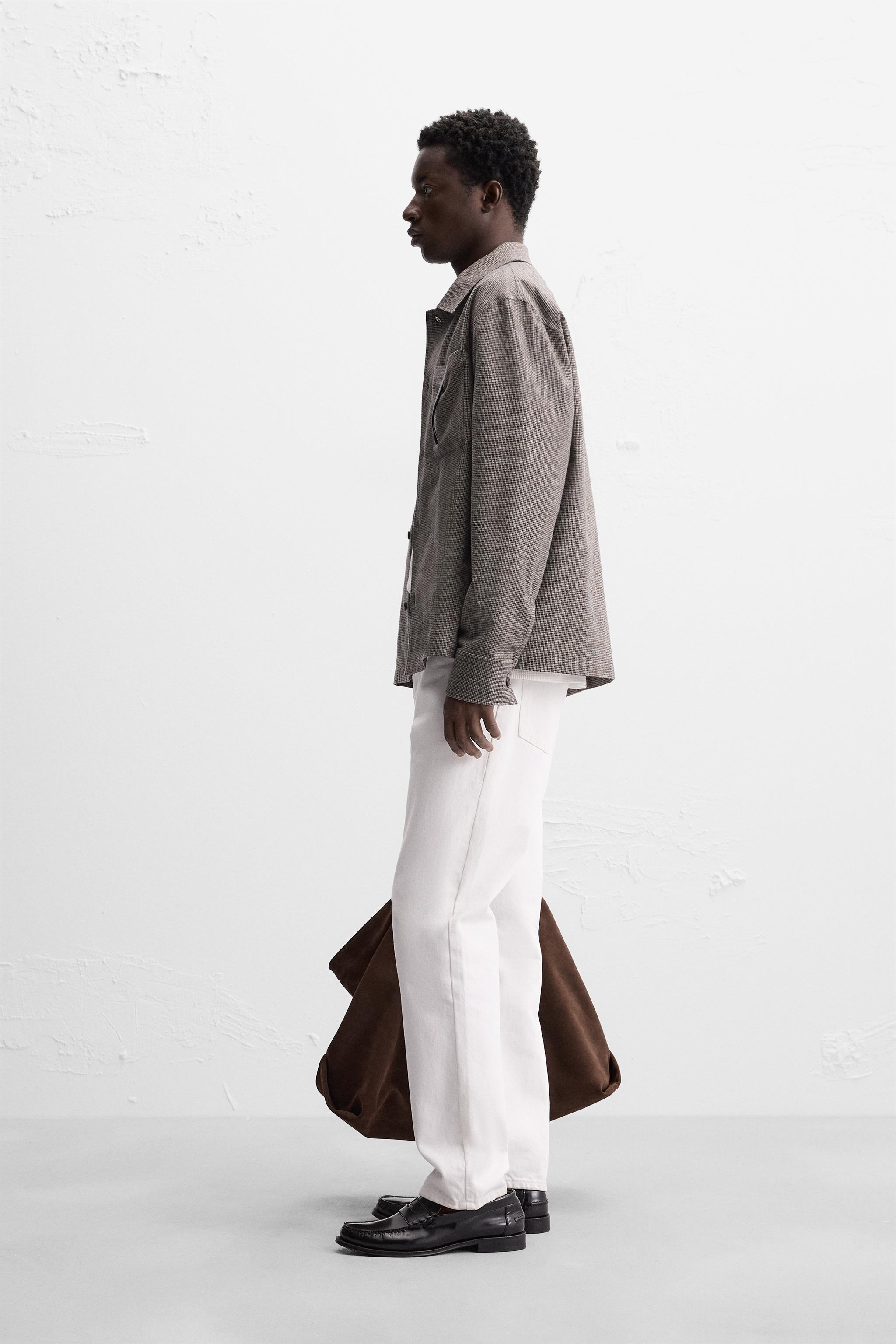 テクスチャーシャツジャケット テクスチャーシャツジャケット - ライトベージュ | ZARA Japan