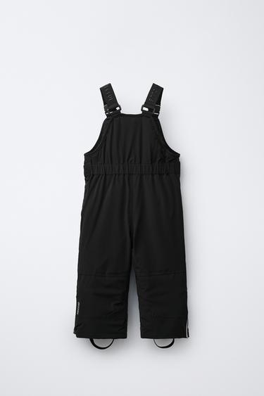 WATERPROOF AND WINDPROOF BIB TROUSERS WITH POCKETS RECCO® SYSTEM SKI COLLECTION - Black by Zara - Image 1
