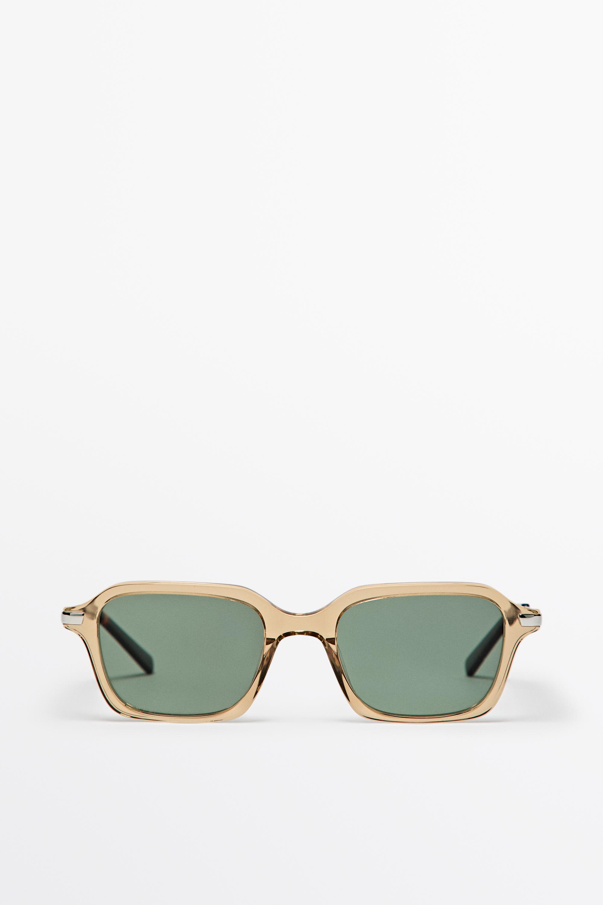 Square sunglasses - Pastel yellow | ZARA United States