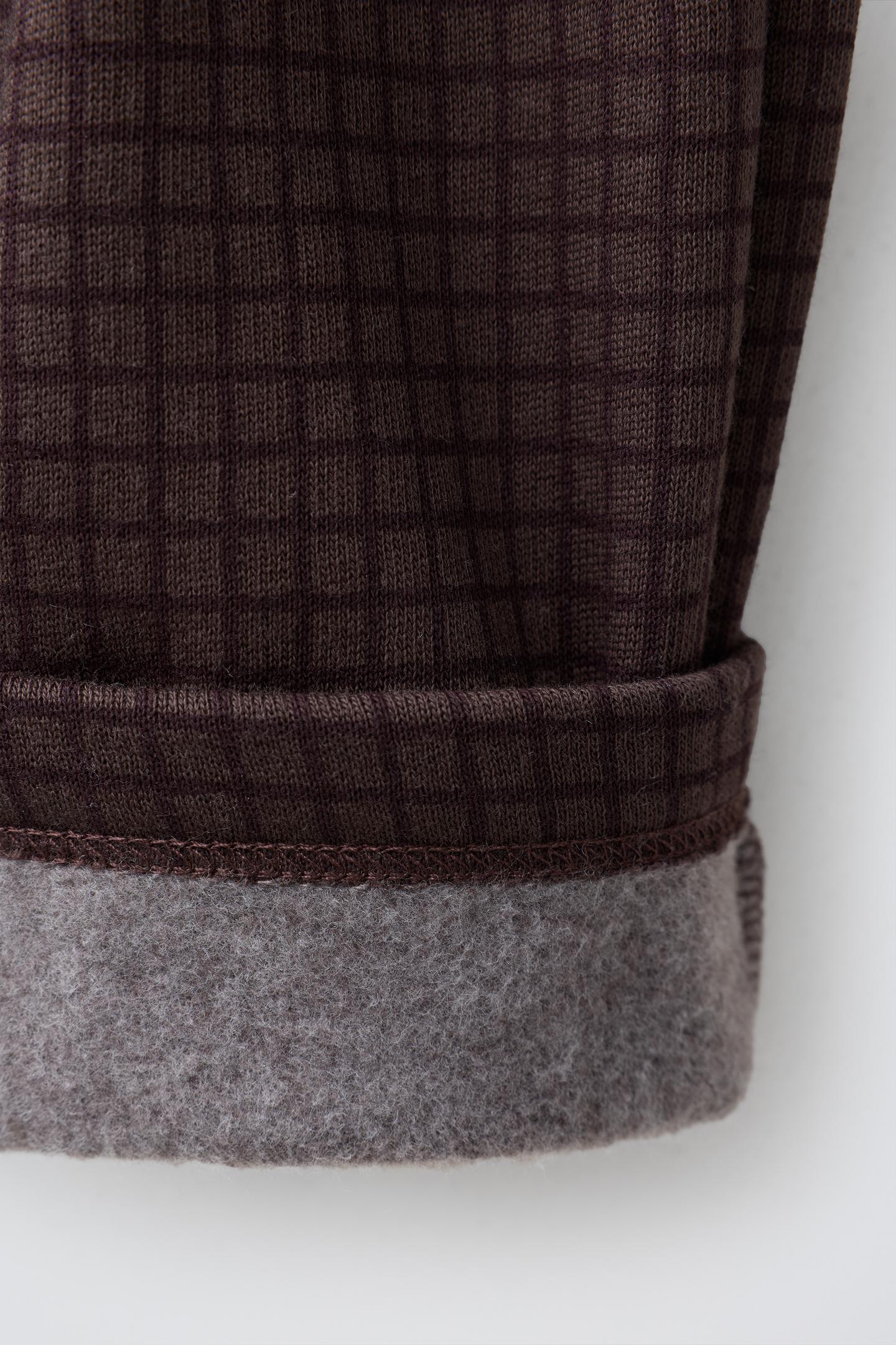 Детские брюки Zara Plaid Print, цвет: Коричневый — фото 4