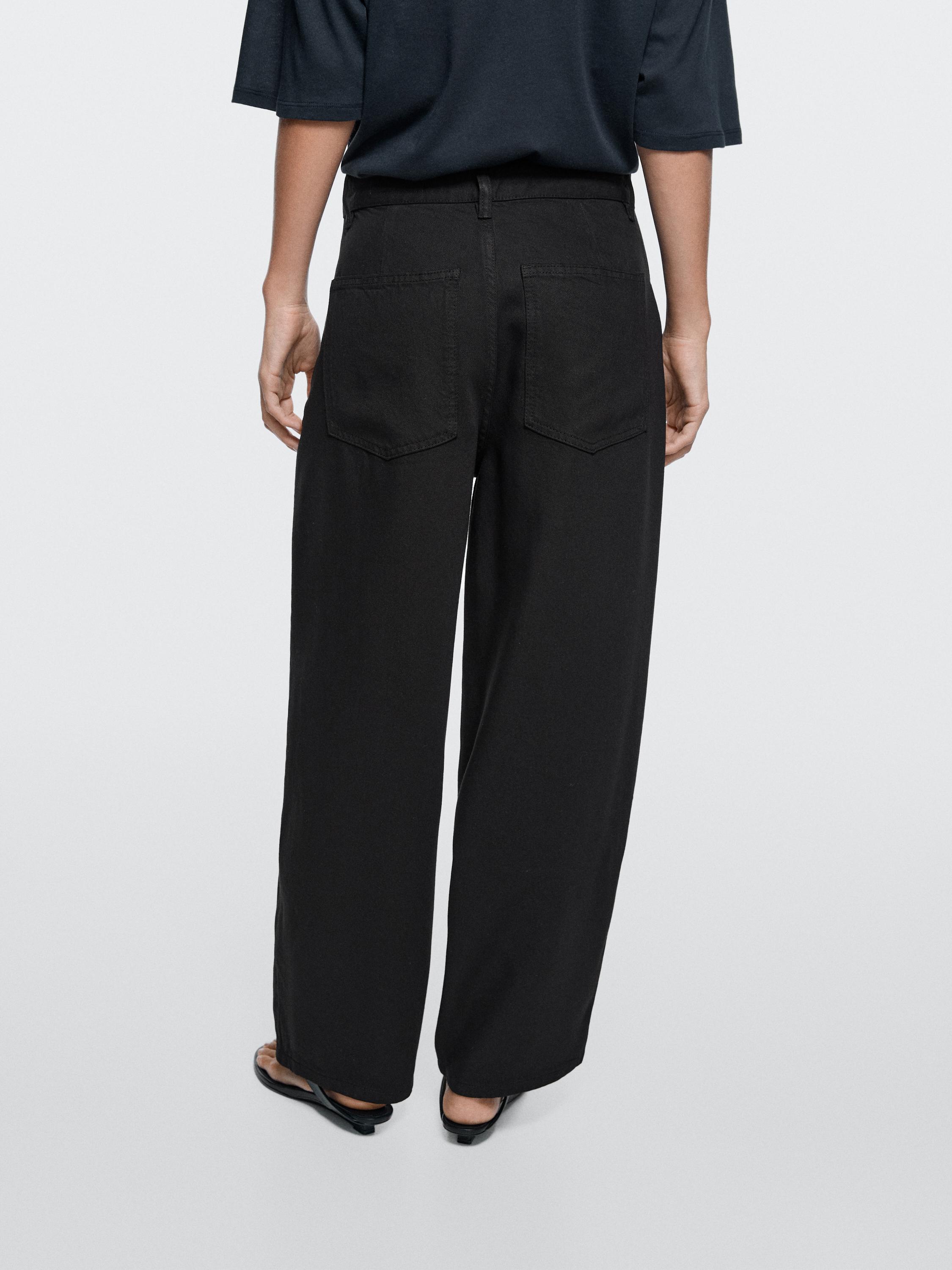 Pantalon barrel fluide