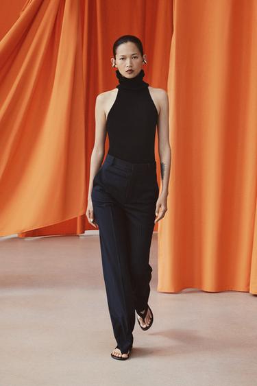 ZW COLLECTION PINSTRIPED TROUSERS - striped by Zara