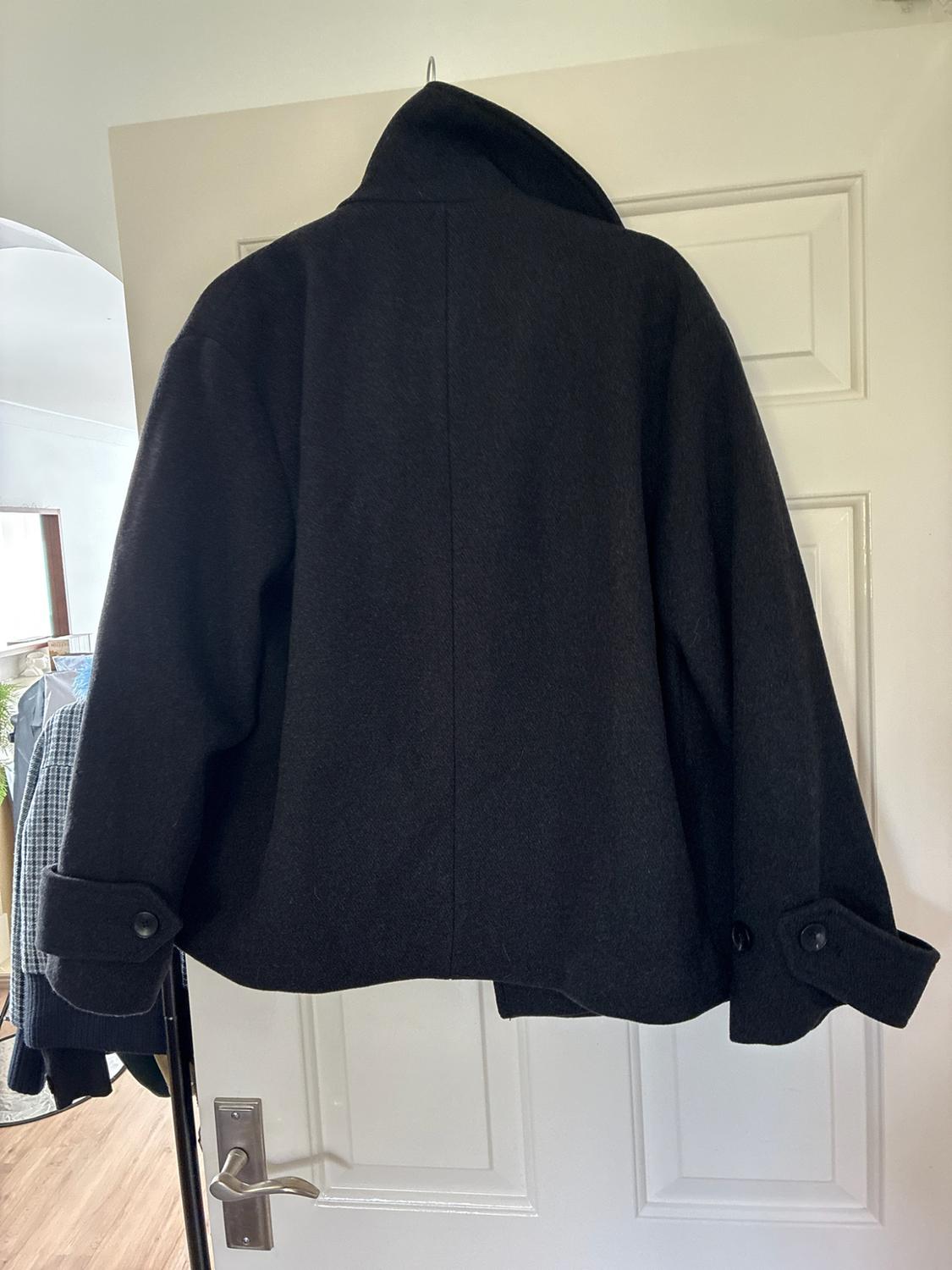 ZW COLLECTION SHORT WOOL BLEND COAT - Image 3