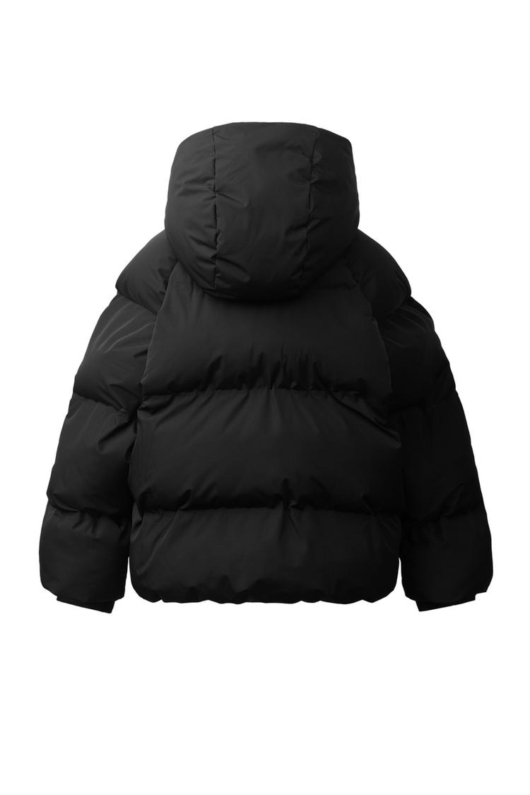Chaqueta acolchada con capucha e impermeable 3