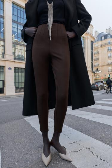 LEGGING BODY SCULPT - Marron foncé de Zara - Image 1