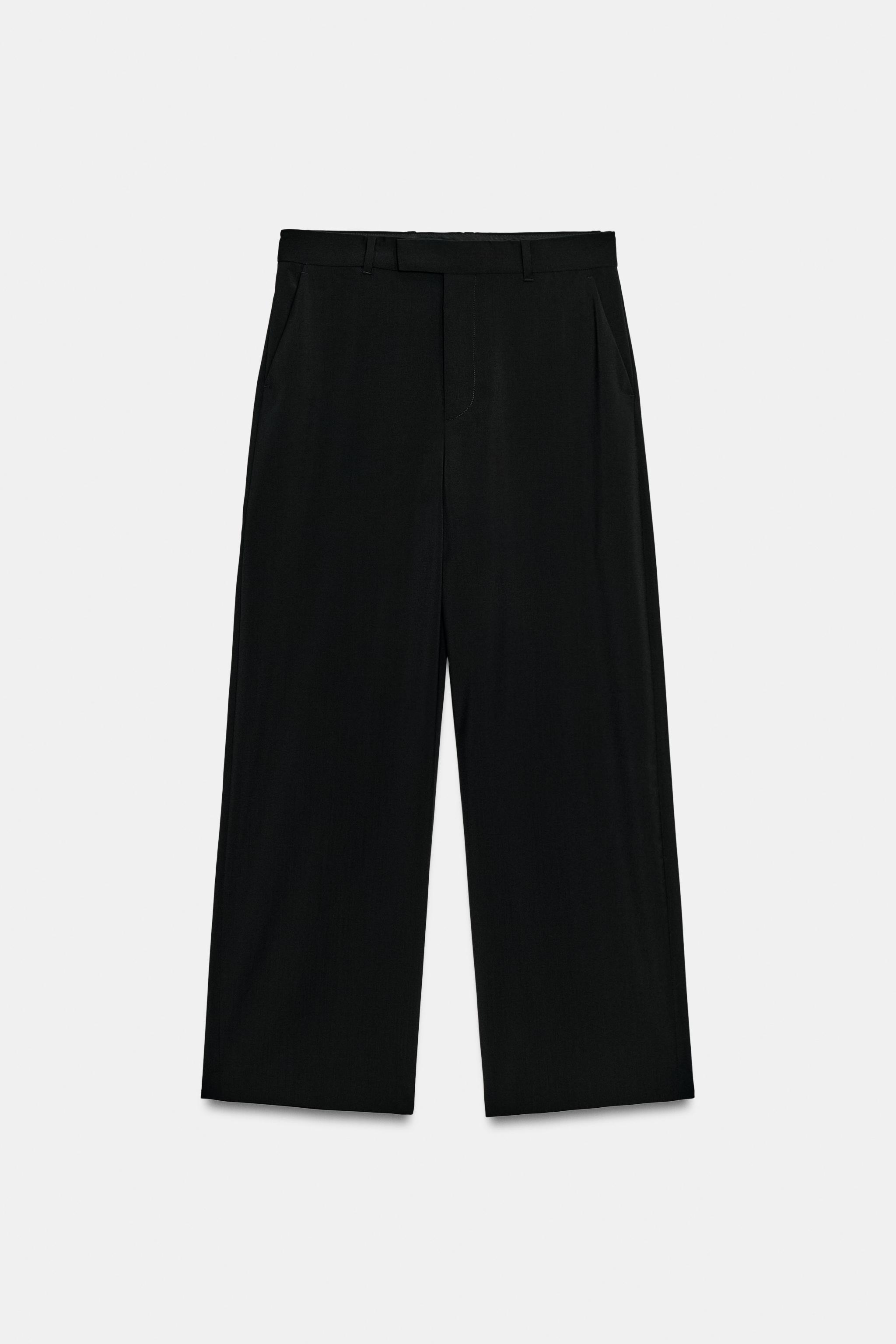 Женские брюки Zara ZW COLLECTION 100% WOOL WIDE-LEG PANTS — фото 7