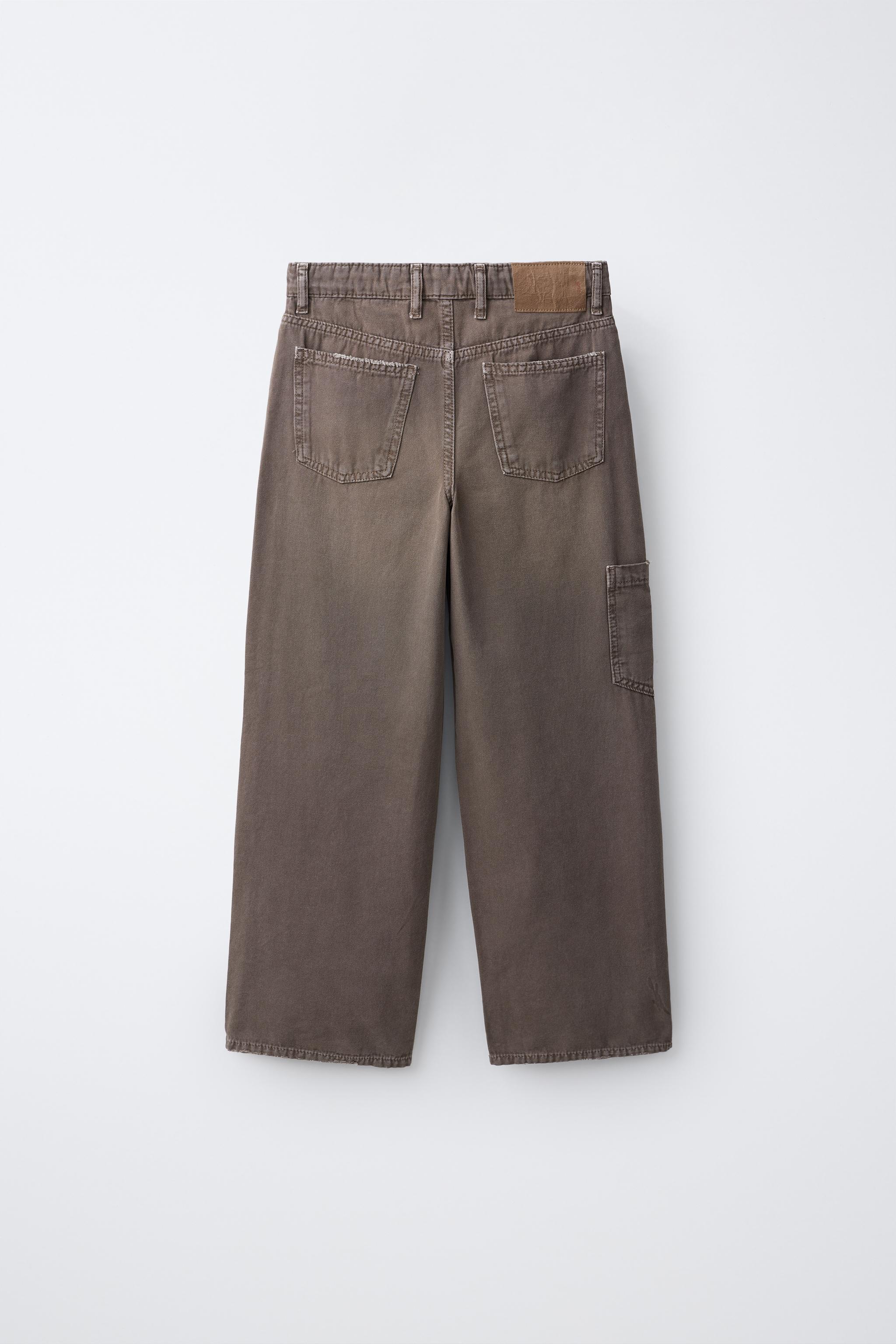 JEAN WIDE LEG CARGO