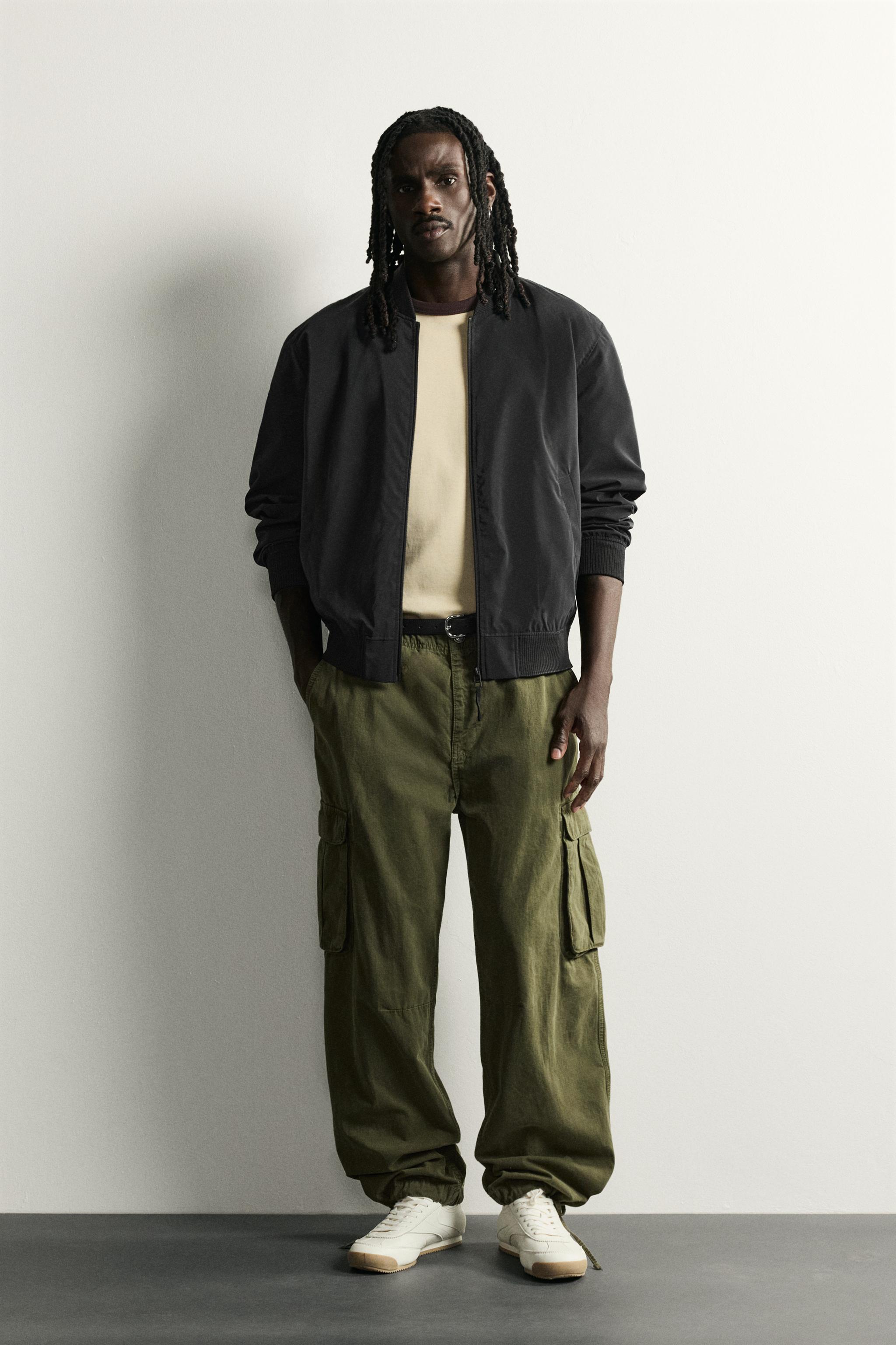 Zara Teknik Bomber Ceket