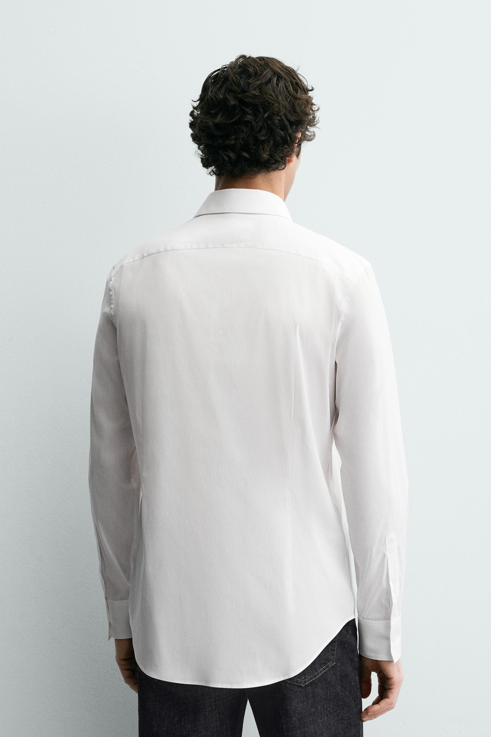 slim fit dress slacks Super Lightweight Cotton- Long Sleeve