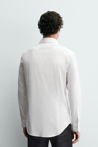 CHEMISE SLIM FIT CONFORT - Blanc de Zara - Image 2