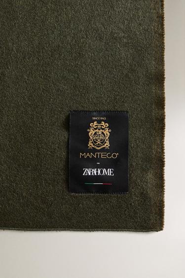 PLAID LAINE MANTECO - Vert de Zara - Image 2
