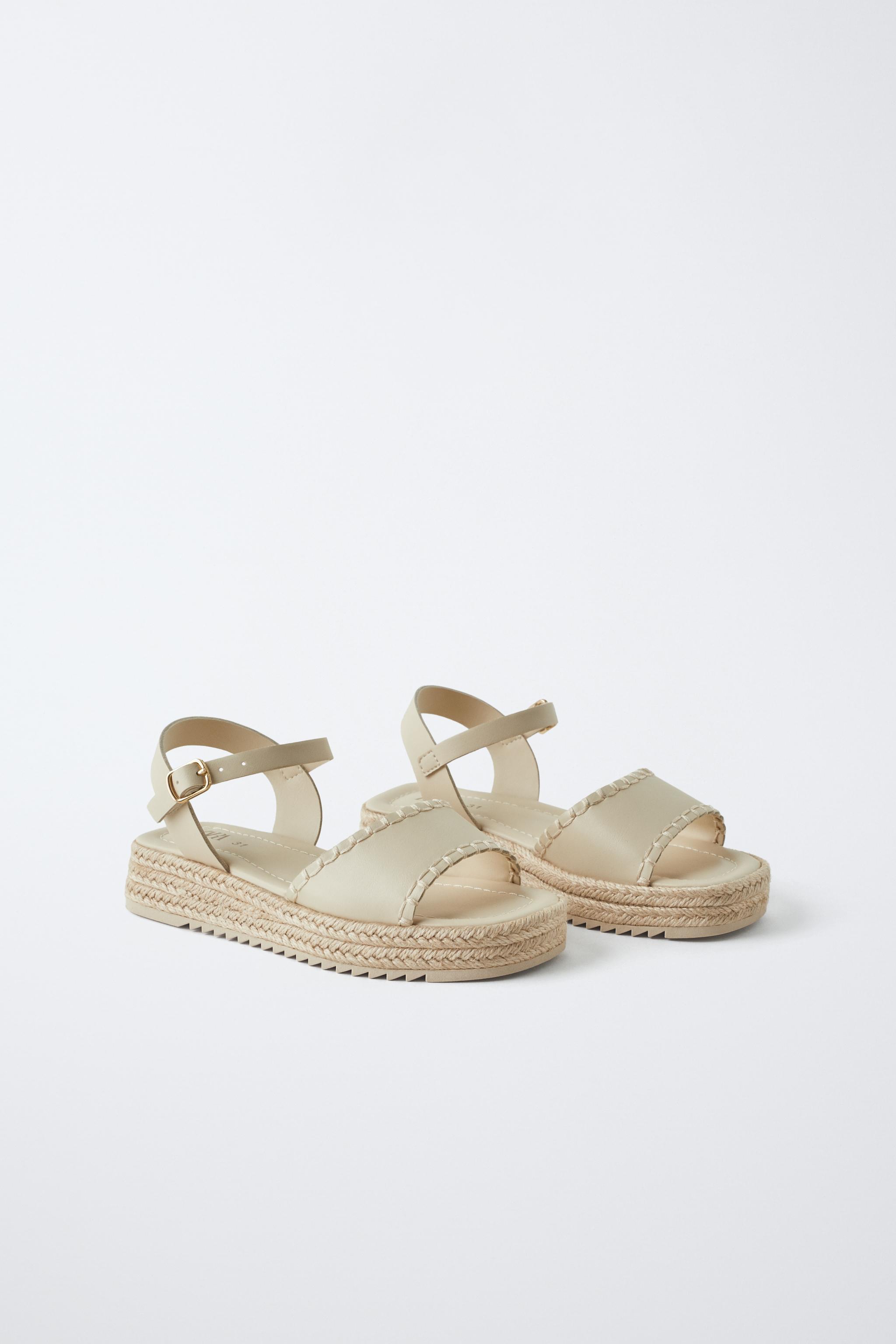 プラットフォームサンダル - エクリュ | ZARA Japan / 日本