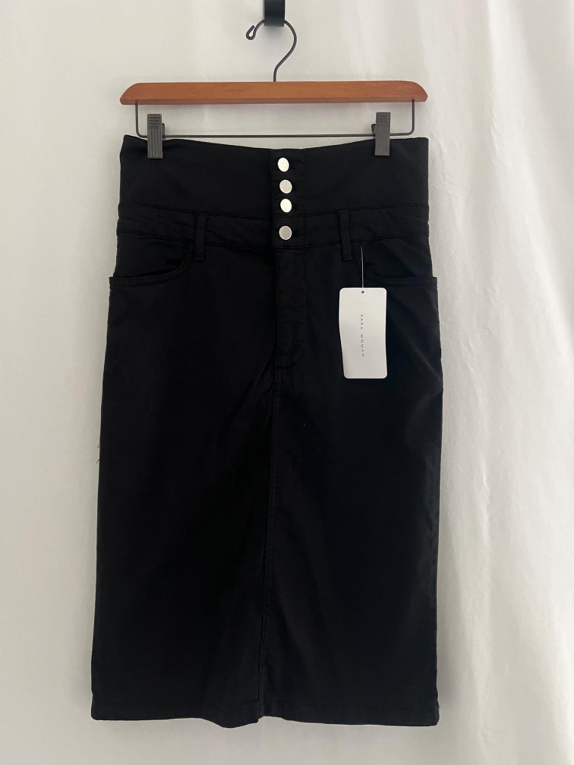 HIGH WAISTED MIDI SKIRT - Image 2