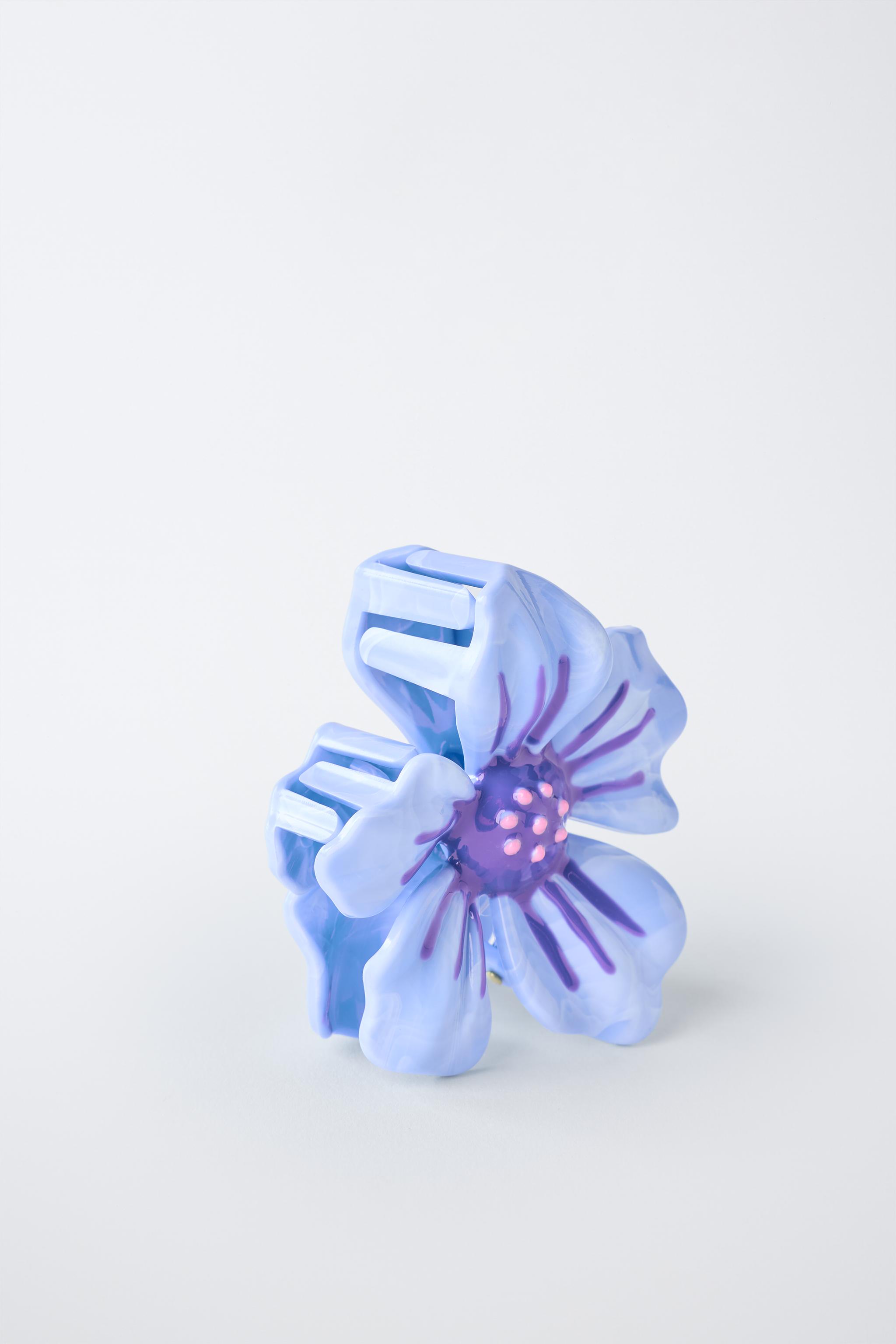 FLOWER-SHAPED HAIR CLIP