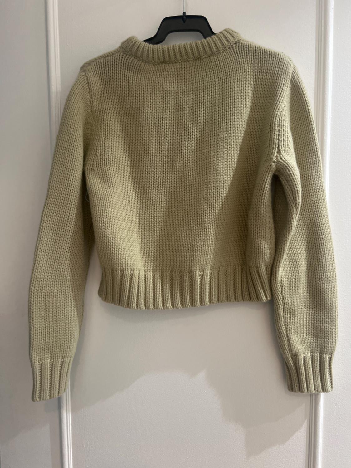 BASIC WOOL BLEND KNIT SWEATER - Image 2