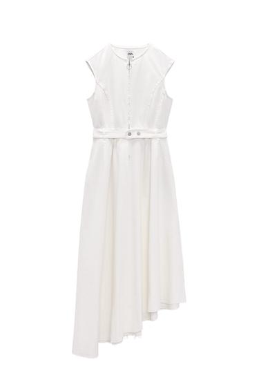 VESTIDO LARGO ASIMÉTRICO
