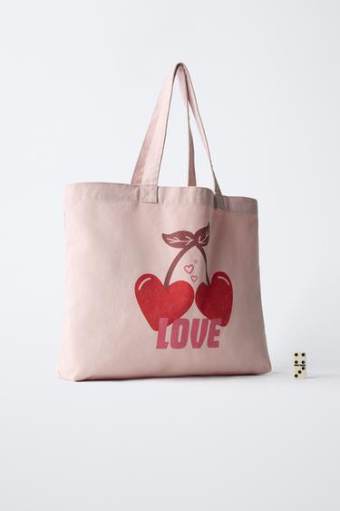 CHERRY TOTE BAG - Pink by Zara - Image 5