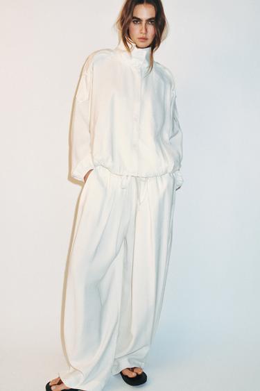 ハイネックジャケットセットオフホワイト0Zaraのハイネックジャケットセット - オフホワイト - 画像 0