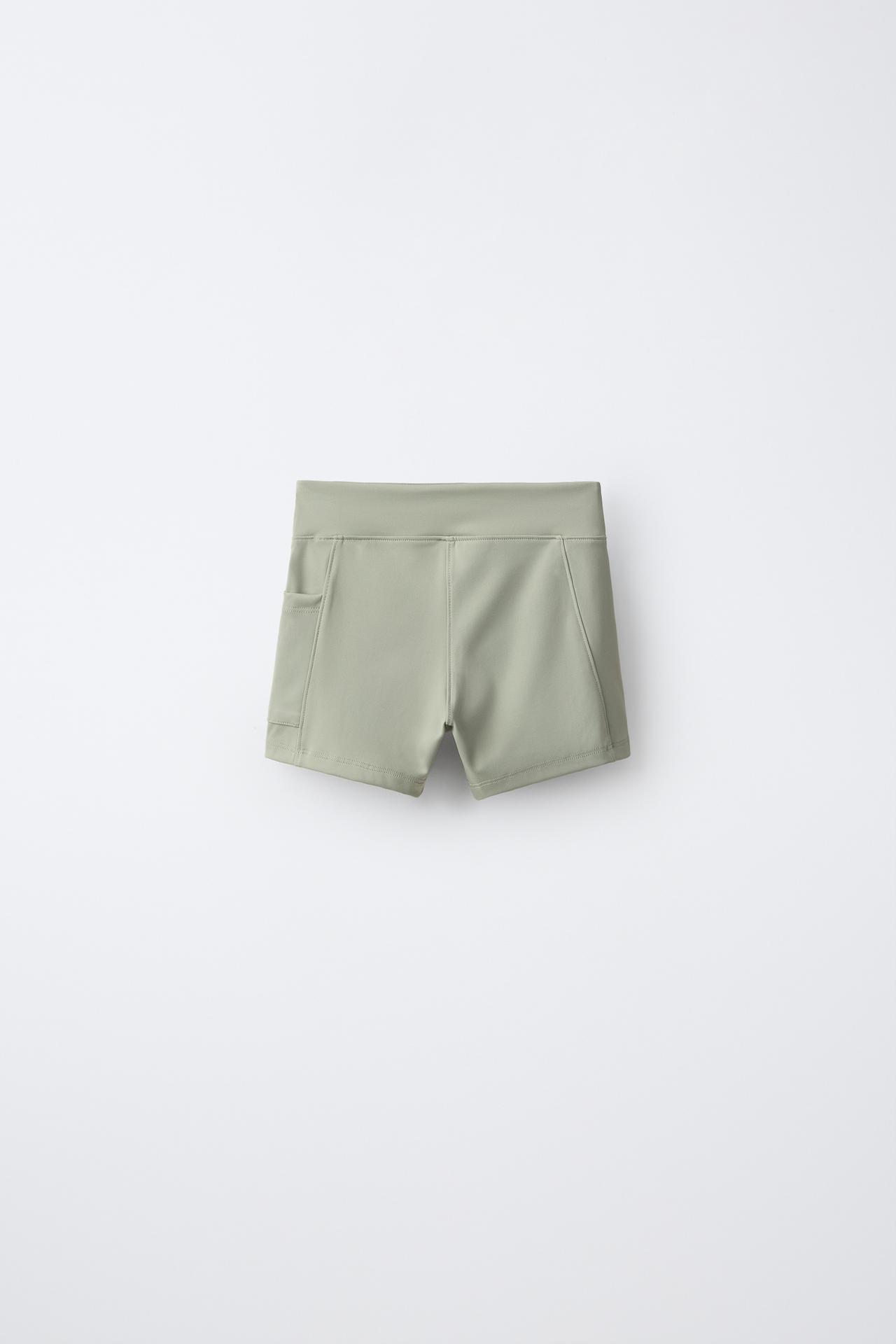 SHORT LEGGINGS — Khaki