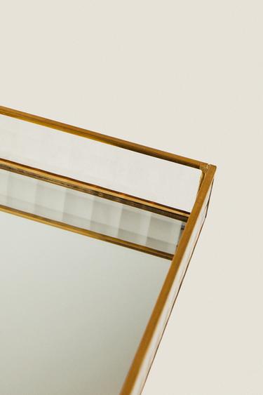 DECORATIVE TRAY WITH GOLD RIM - Gold de Zara - Image 3