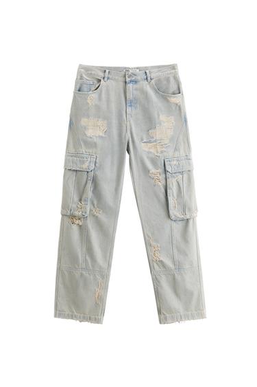JEANS CARGO ROTOS