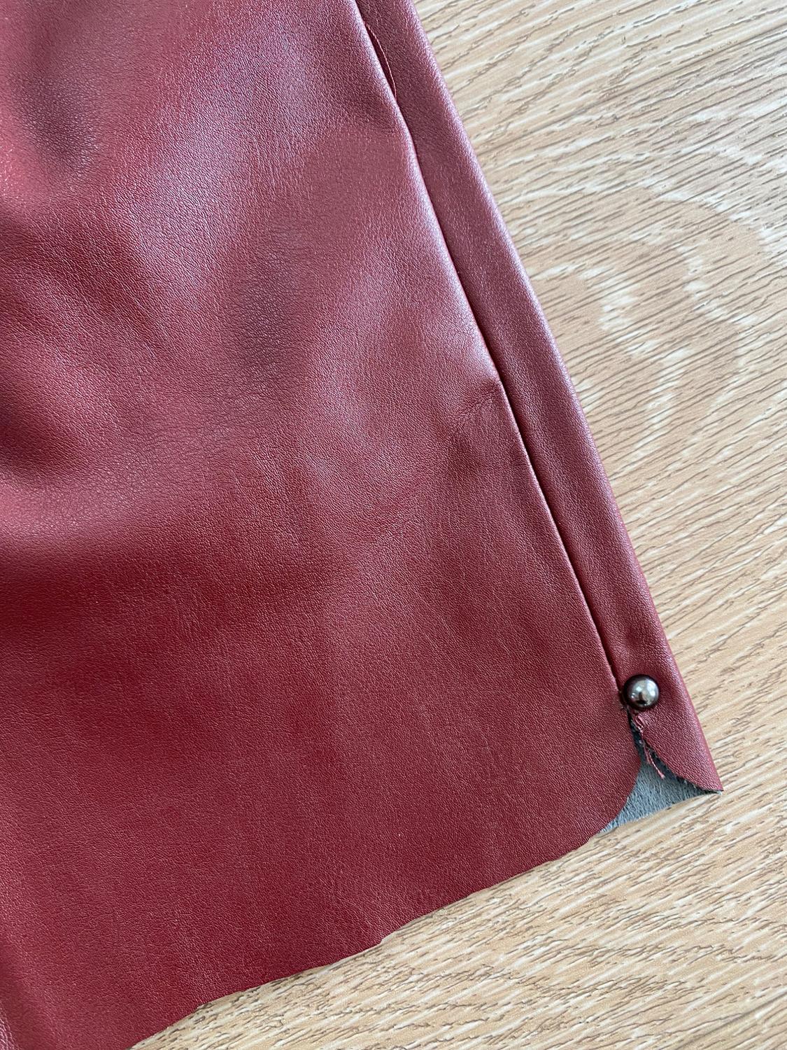 FAUX LEATHER SHORTS - Image 2