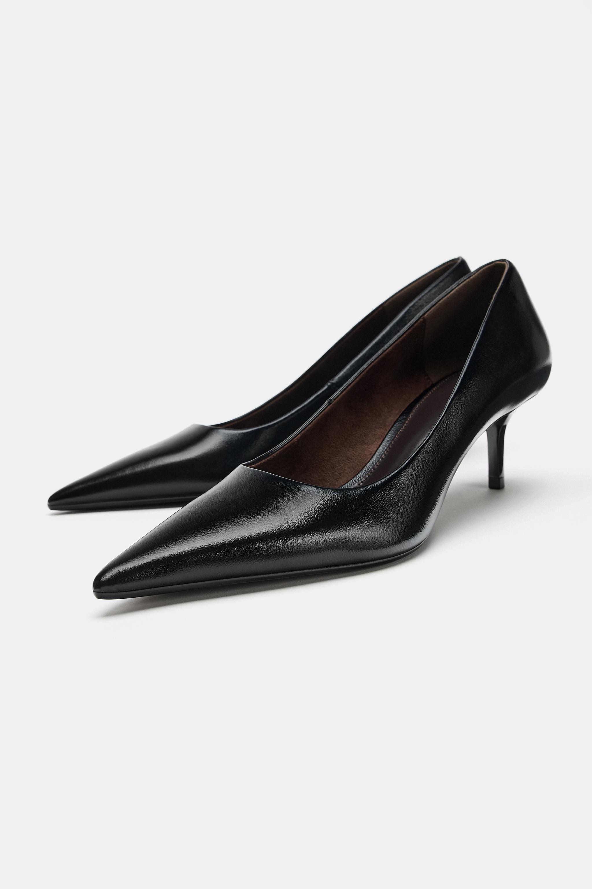 CHAUSSURES À TALONS EN CUIR