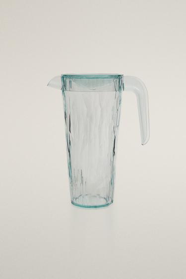 DIAMOND-EFFECT ACRYLIC JUG - Light blue by Zara - Image 0
