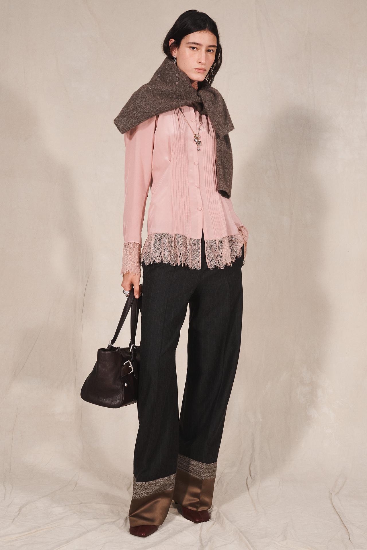 LIMITED EDITION PLEATED LACE SHIRT