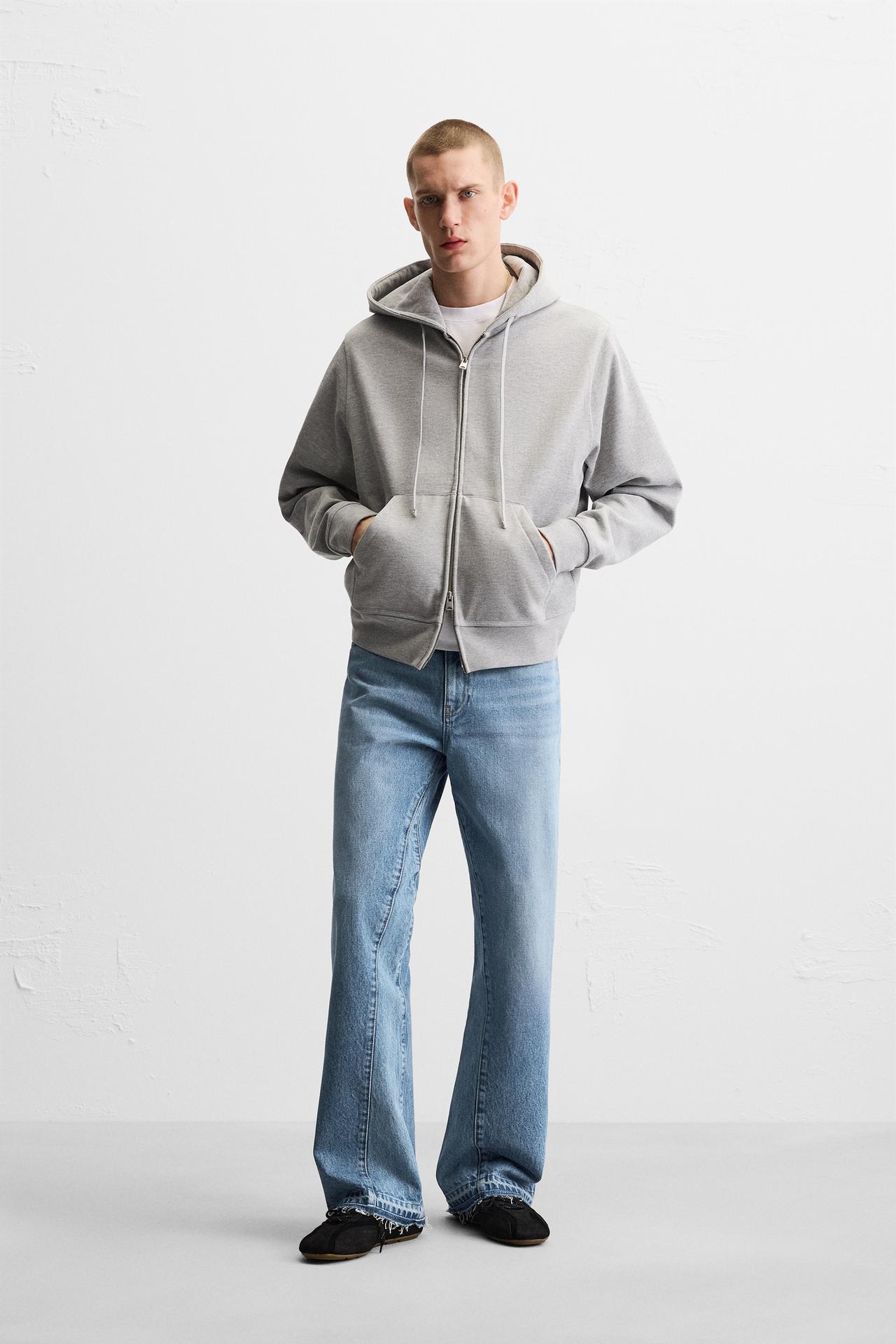FLARE FIT JEANS - Light blue by Zara