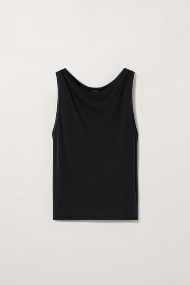 T-SHIRT EN COTON SUPIMA® KATE MOSS X ZARA - Gris anthracite de Zara