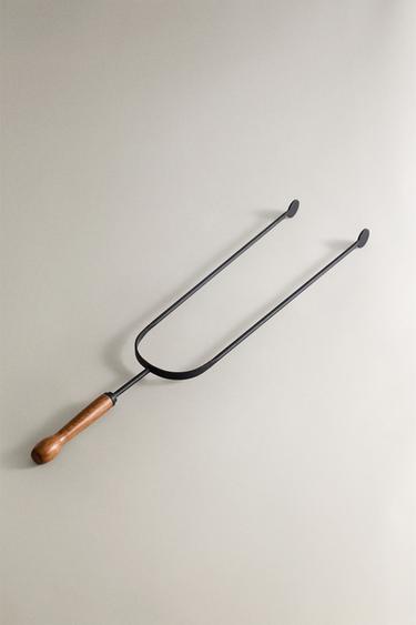 IRON FIREPLACE TONGS - Black by Zara - Image 1