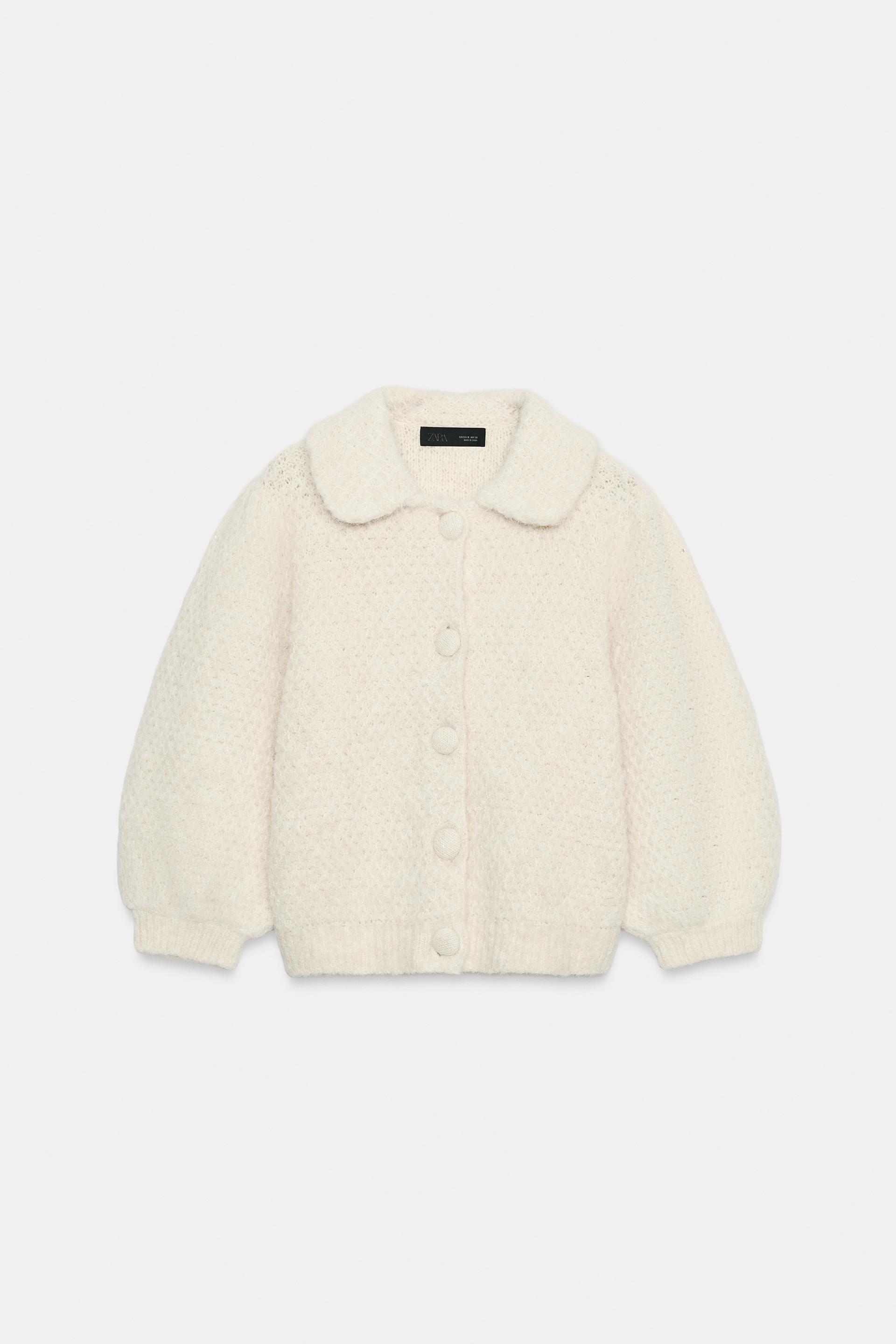 PUFF SLEEVE CARDIGAN thumbnail 7