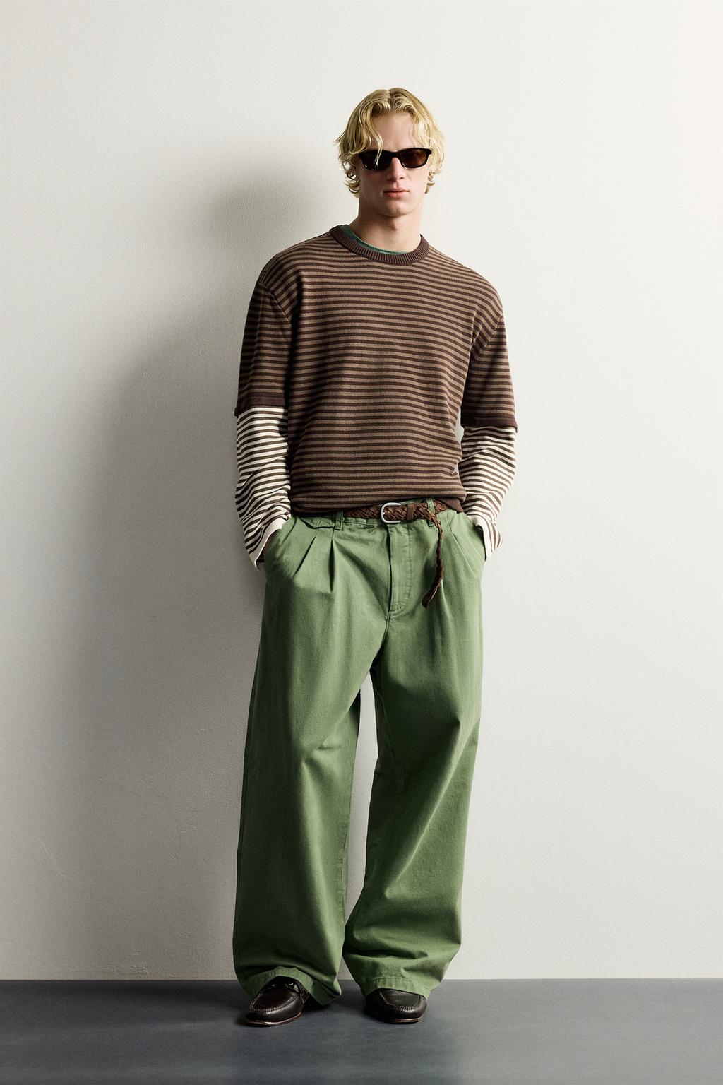 CONTRAST STRIPE JACQUARD JUMPER