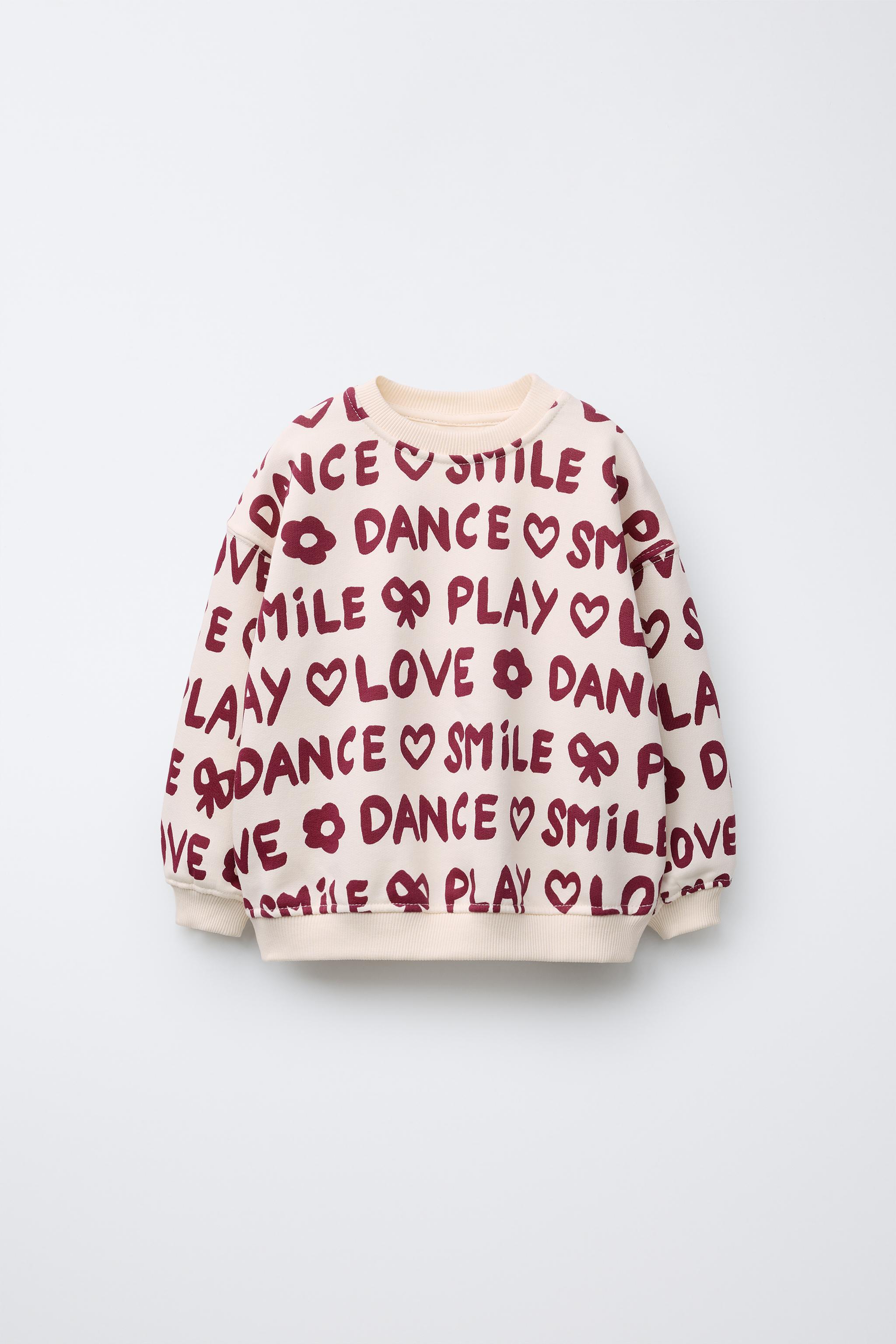 Zara Sale Burberry Sudadera Zara PRINTED SWEATSHIRT Pink ZARA Canada