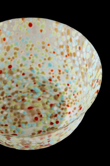 BOL VIDRIO MOTAS MULTICOLOR - Verde azul de Zara