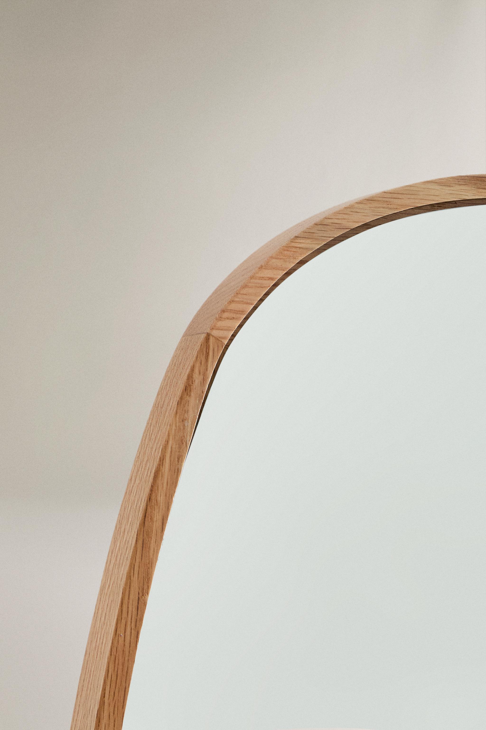 IRREGULAR-SHAPED MIRROR - Light beige | ZARA United States