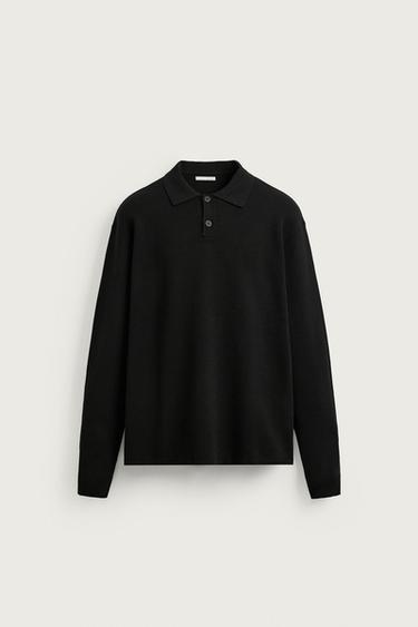 POLO PUNTO SOFT - Negro de Zara