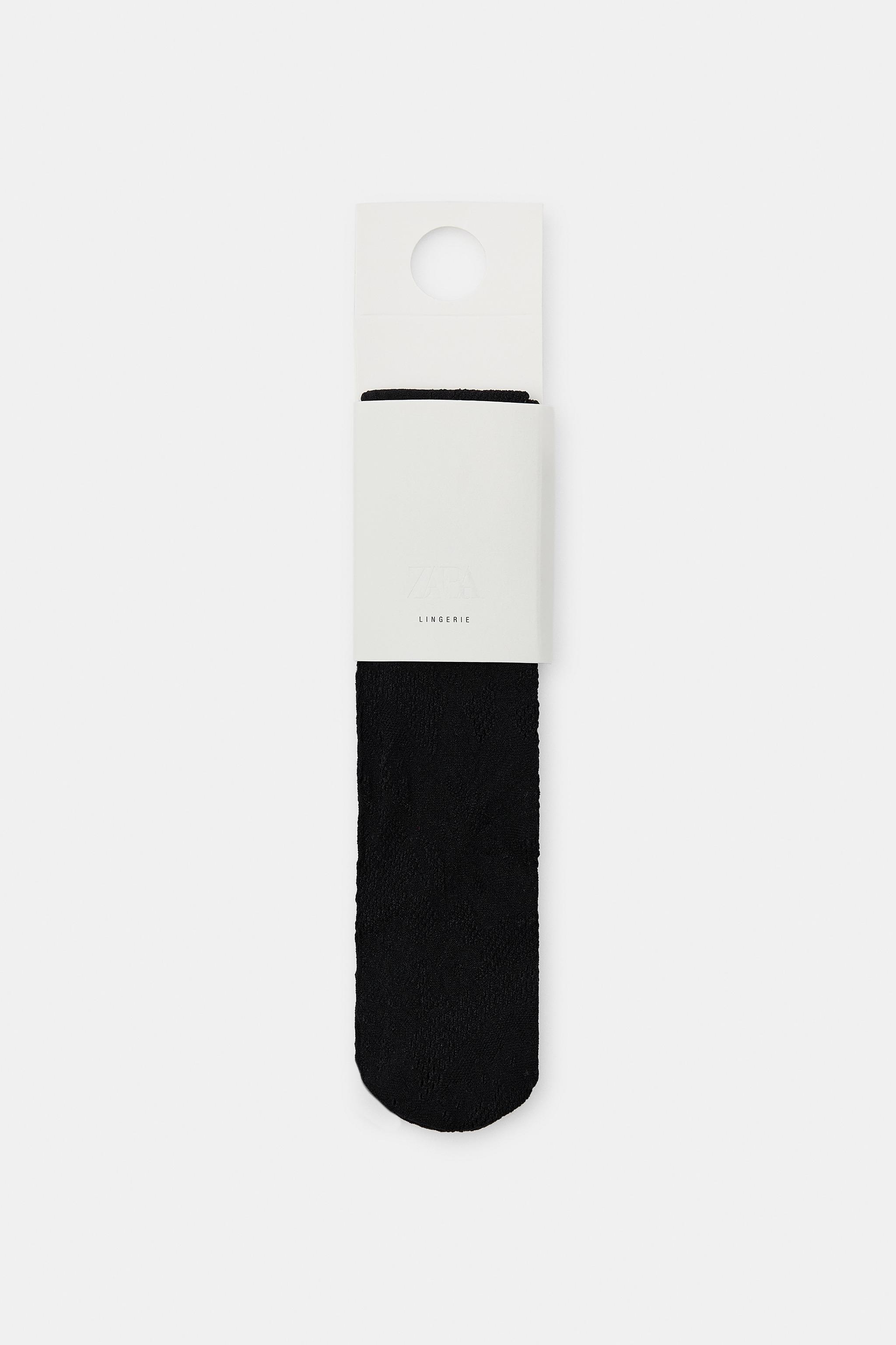 CHAUSSETTES MONTANTES SANS COUTURE EN DENTELLE