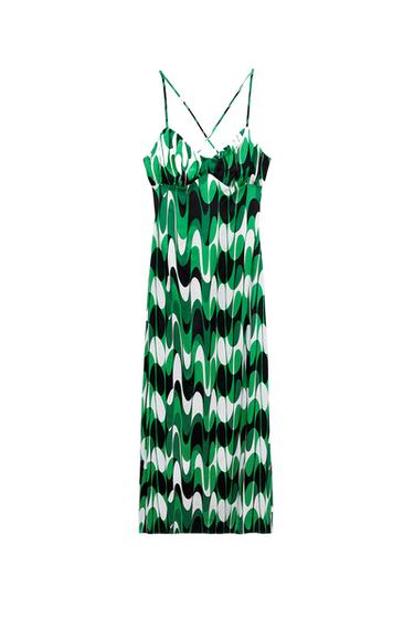 PRINTED CAMISOLE DRESS
