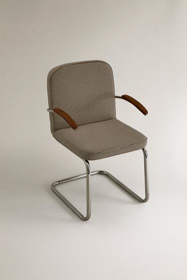 CHAISE VINTAGE CHROMÉE - Marron de Zara - Image 1
