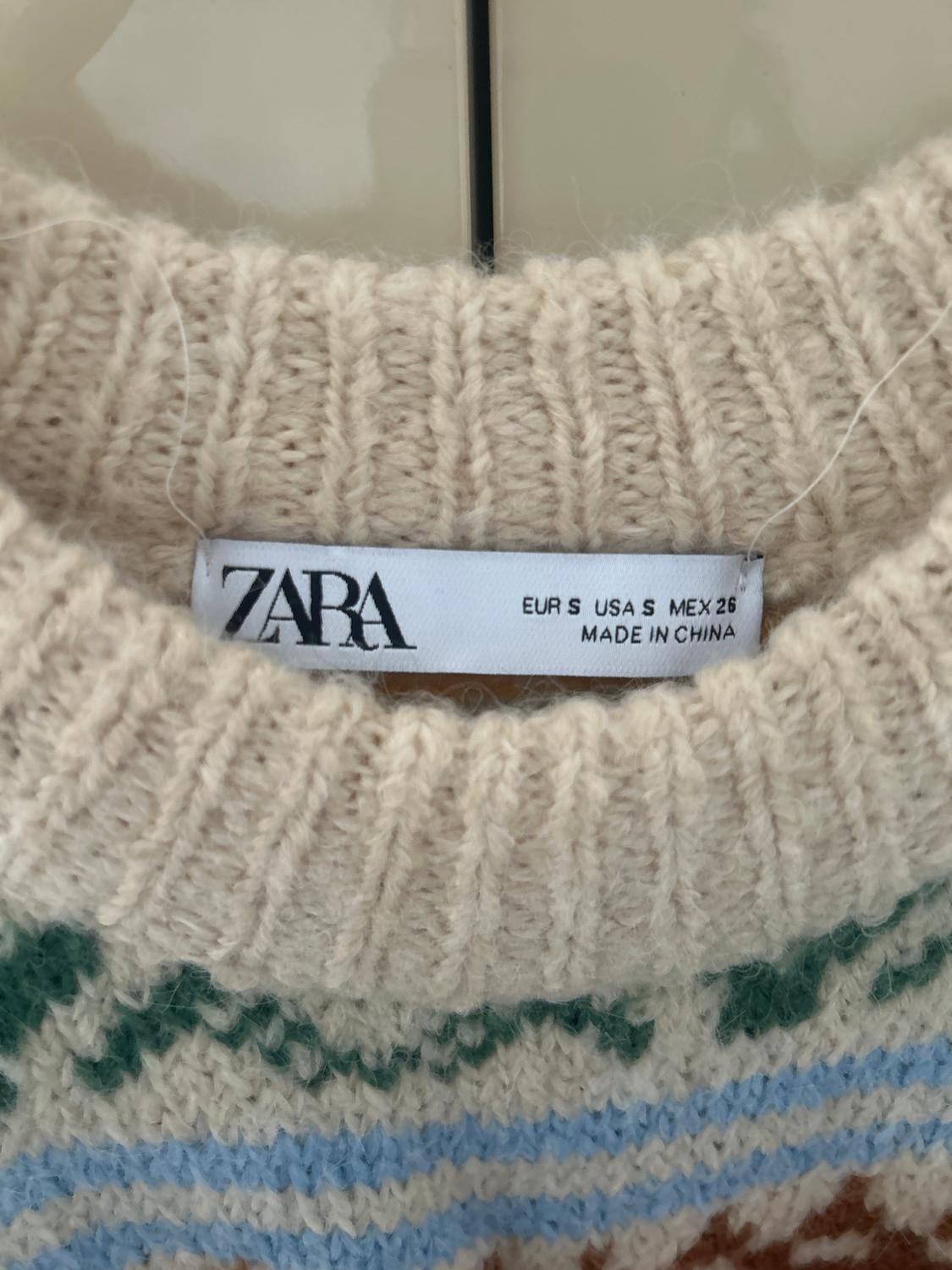OVERSIZED JACQUARD KNIT SWEATER - Image 2