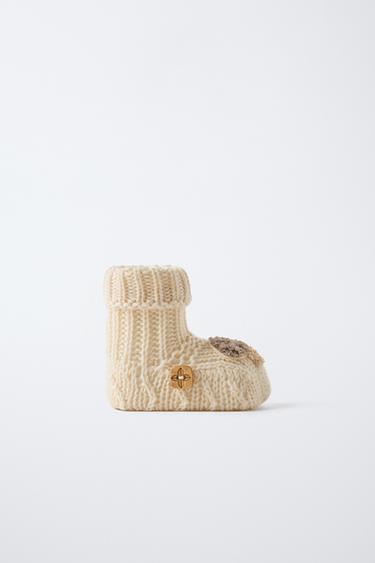 MUSHROOM BOOTIES - Sand Brown by Zara