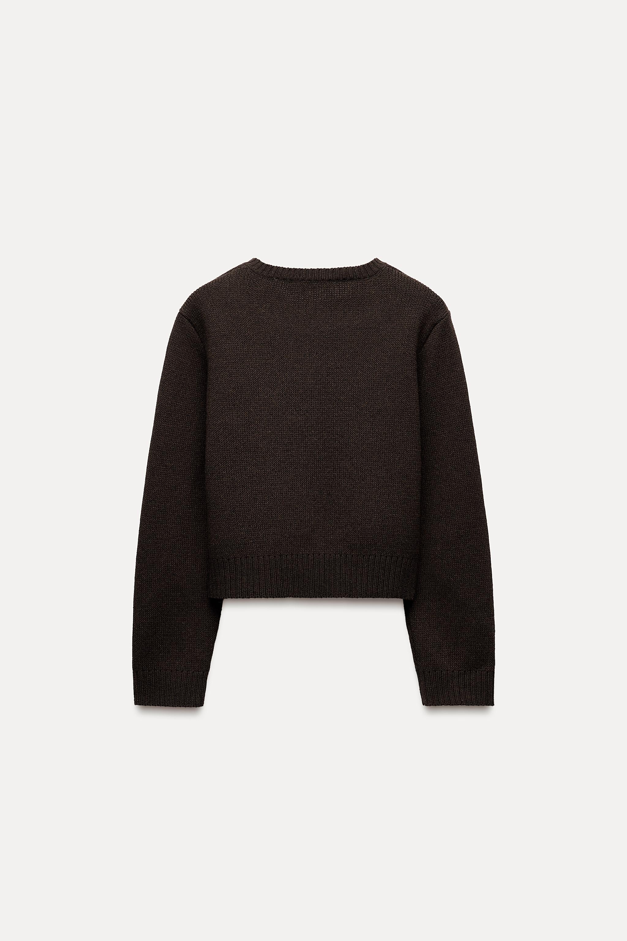 zara コレクション knitカシミヤカーディガン