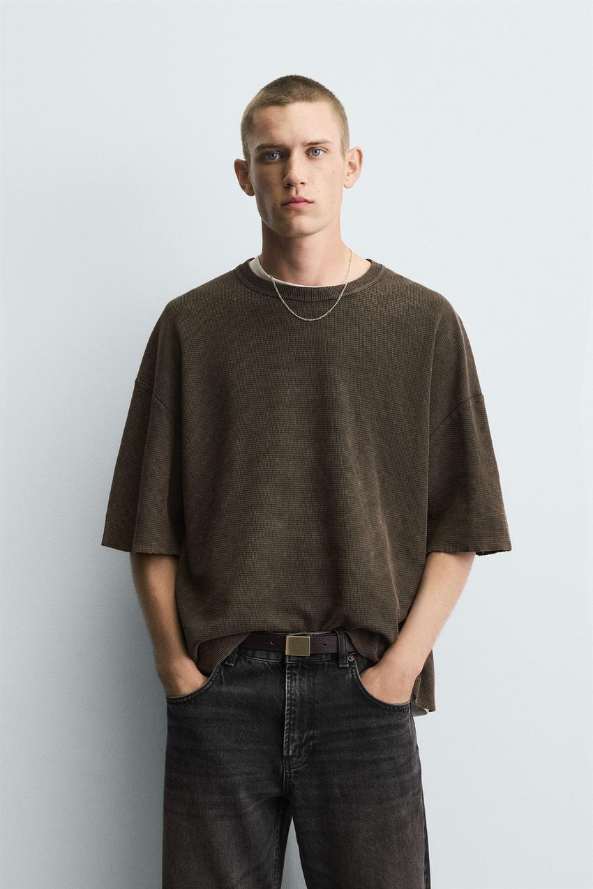 PRINTED KNIT T-SHIRT