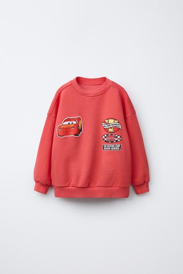 سويت شيرت سيارات برق بنزين © DISNEY - أحمر الخاص بـ Zara