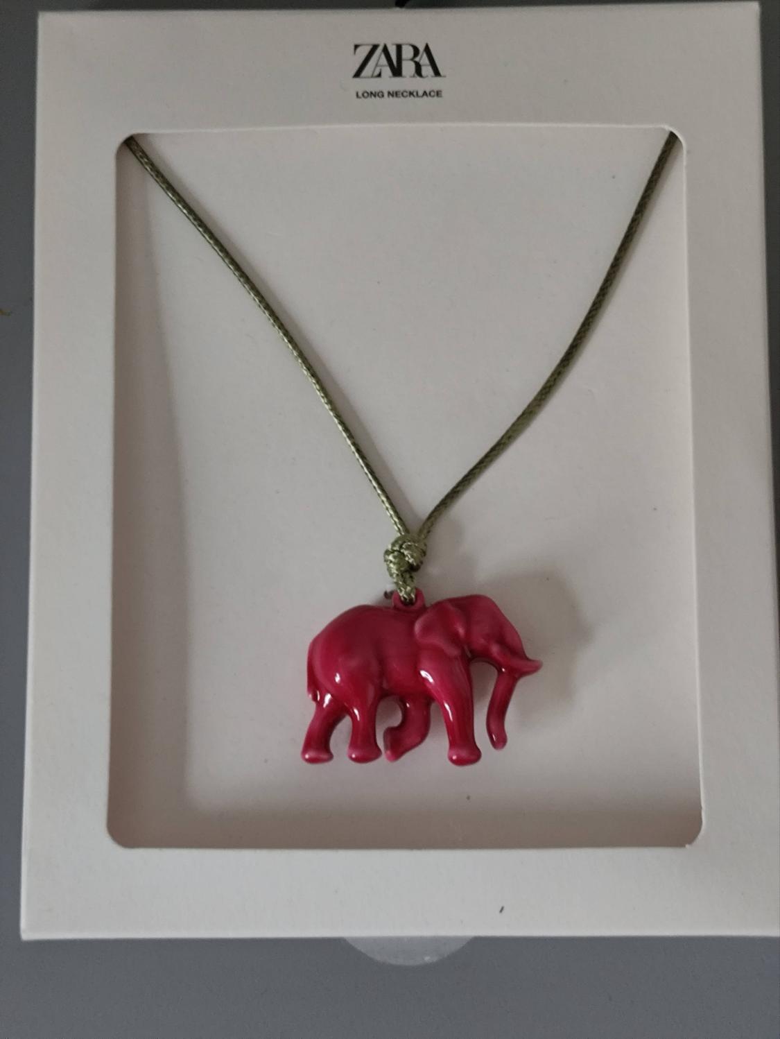 CORD NECKLACE WITH ELEPHANT - Image 5