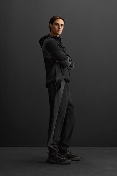 PANTALON TECHNIQUE COLOR BLOCK - Noir de Zara - Image 3