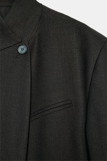 WOOL TWILL COAT ZW COLLECTION LIMITED EDITION - Brown by Zara - Image 8