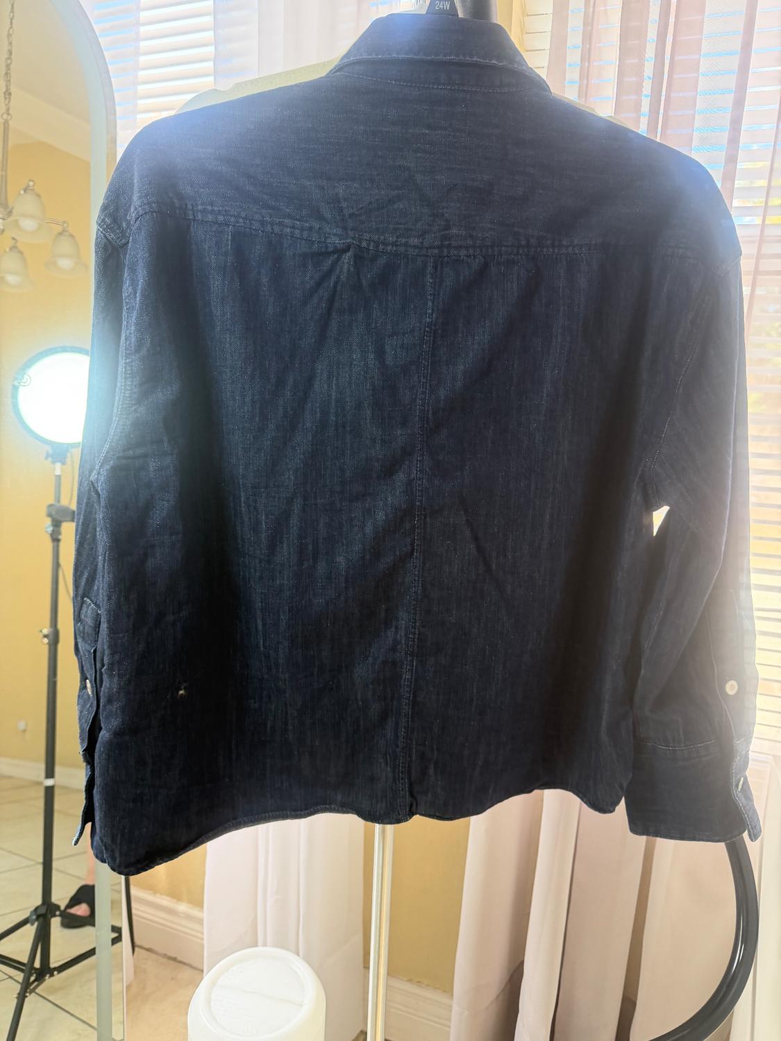 TRF DENIM SHIRT WITH POCKETS - Image 2